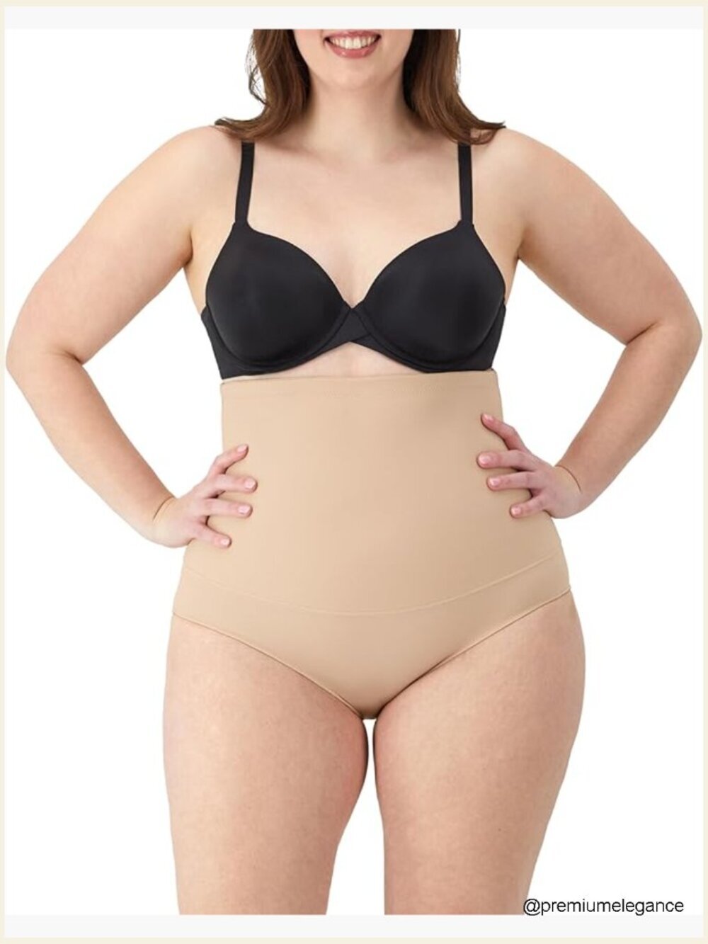Firm Control High Waist Shapewear Brief Tummy Control Panty Stretch Microfiber